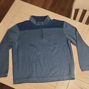 Men's Blue Greg Norman Quarter Zip XL